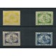 ARGENTINA 1857 GJ 1/4 BUENOS AIRES SERIE COMPLETA DE GAUCHITOS CON GOMA, MUY LINDA U$ 480
